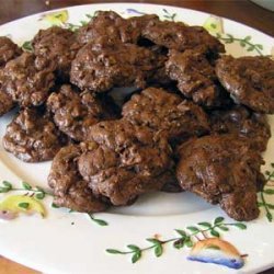 Chocolatey Chocolate Fudge Cookies