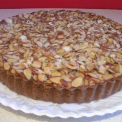 Cheesecake With Applesauce And Toasted Almonds