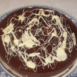Chocolate-banded Ice Cream Torte