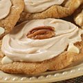 Frosted Maple Pecan White Chip Cookies
