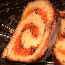 Polish Carrot-poppy Roll Cake