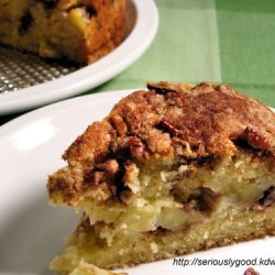 Apple Ricotta Struesel Cake