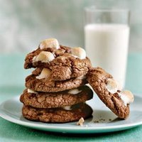 Marshmallow-chocolate Mud Cookies