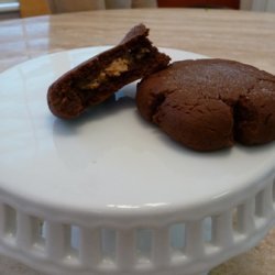 Pb Filled Pb Chocolate Cookies