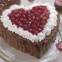 Chocolate Cherry Valentine Torte