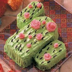 Flowering Cactus Cake