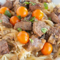 Beef Stroganoff with Tomatoes