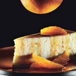 Ricotta Cheesecake with Caramel-Orange Sauce