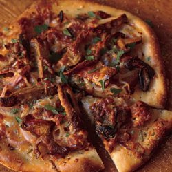 Sausage, Red Onion, and Wild Mushroom Pizza