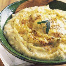 Mashed Potatoes with Sage and White Cheddar Cheese