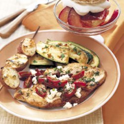 Sauteed Chicken with Tomatoes, Olives, and Feta