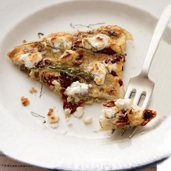 Frittata with Cheese, Sun-Dried Tomatoes, and Basil
