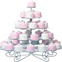 Pastel Petit Fours Mini Cakes