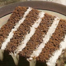 Chocolate-marshmallow Ribbon Cake