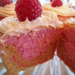 Raspberry-orange Cookie-cupcakes