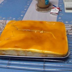 Angel Food Cake With Custard