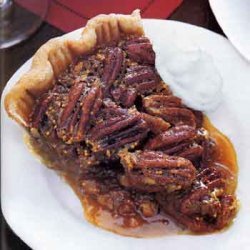 Pecan Fig Pie With Brandied Whipped Cream