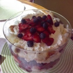 Easy Low Fat Strawberry Triffle