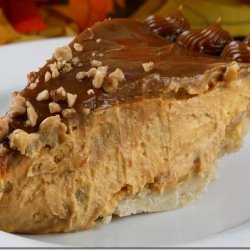 Pumpkin Cheese Pie With Toffee And Caramel Swirl