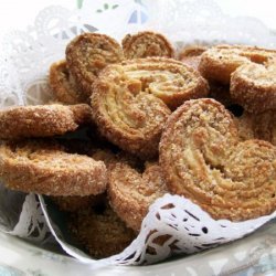 Puff-pastry Cookies With Sugar And Nuts