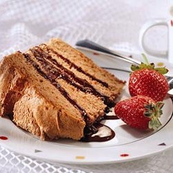 Chocolate Cinnamon Angel Food Cake