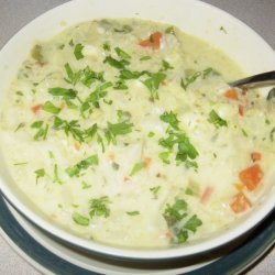 Roasted Garlic Cauliflower Soup