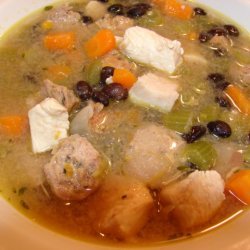 Black Bean Soup With Chorizo And Chicken
