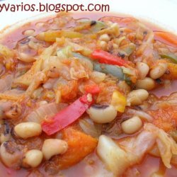 Black Eyed Peas And Veggie Soup
