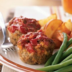 Chili Meat Loaf Muffins