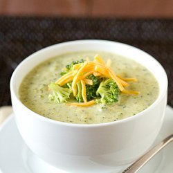 Cream Of Broccoli And Cheddar Soup