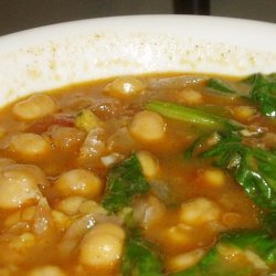 Chickpea Soup With Mediterranean Spices