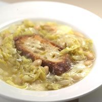 Italian Peasant Soup With Cabbage Beans And Cheese