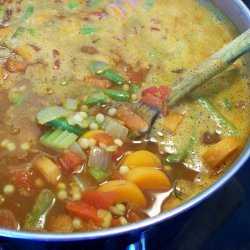 Moroccan Inspired Vegetable Soup