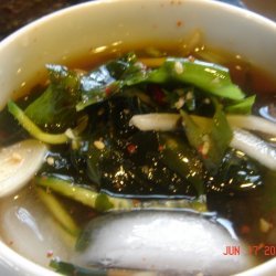Korean Style-cold Seaweed Soup Miyeok Naeng-guk