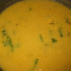 Indian Spiced Yellow Split Pea Soup