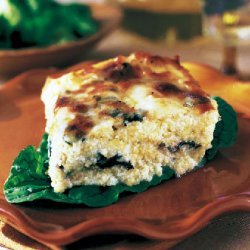 Baked Polenta with Swiss Chard and Cheese