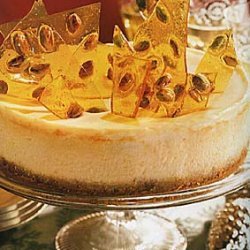 Pistachio Brittle Cheesecake