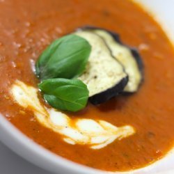 Tomato and Garlic-Bread Soup