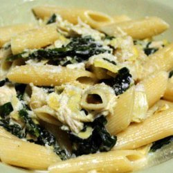 Penne with Spinach and Chicken
