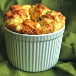 Asparagus and Swiss Cheese Souffles