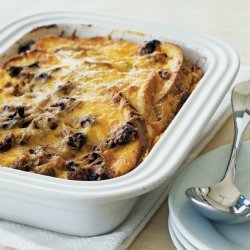 Sausage and Cheese Strata with Sun-Dried Tomatoes