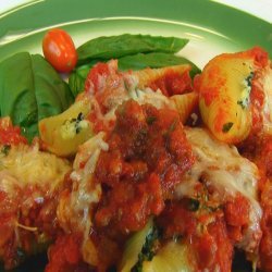 Spinach- and Cheese- Stuffed Pasta Shells