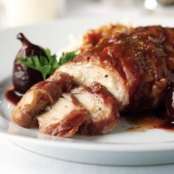 Chicken Fricassée with Figs and Port Sauce