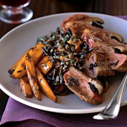 Roast Magret Duck Breasts with Shaved Black Truffles