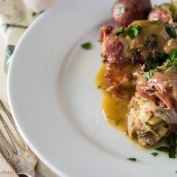 Chicken with Prosciutto, Rosemary, and White Wine
