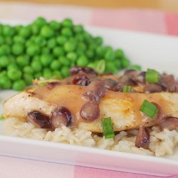 Chicken with Cranberry and Mustard Sauce