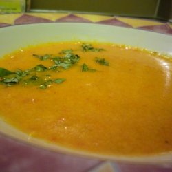Grilled Pepper Tomato Soup
