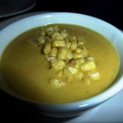 Summer Squash Bisque With Truffled Corn