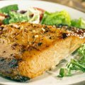 Salmon Steaks With Garlic And Green Chilies