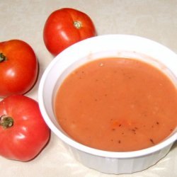 End Of The Season Tomato Soup